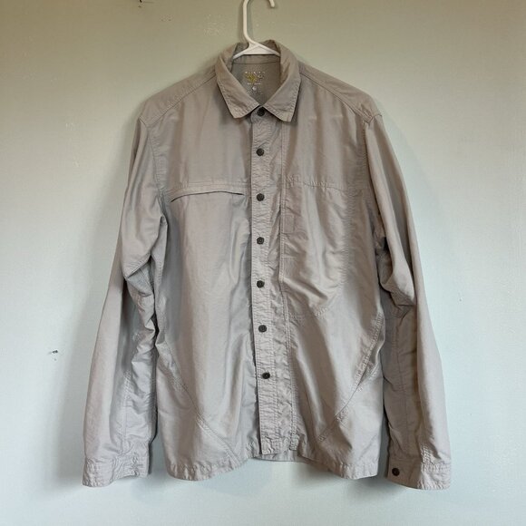 Mountain Hardwear Other - Mountain Hardwear Beige Medium Hiking Shirt Men's